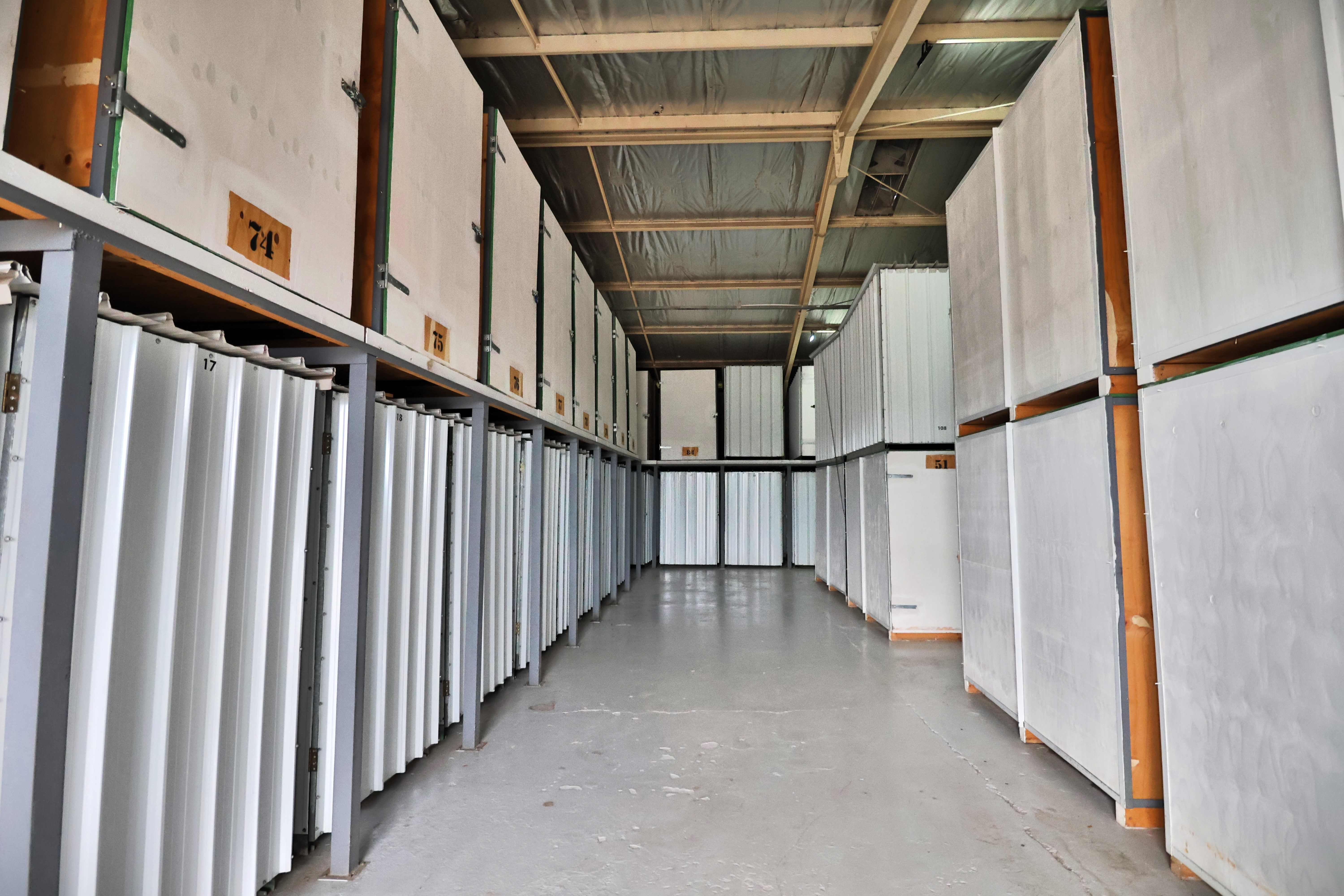 Exterior storage garages at Lock Up Storage Westmead