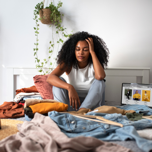 A cluttered home showing how clutter affects space, stress and productivity