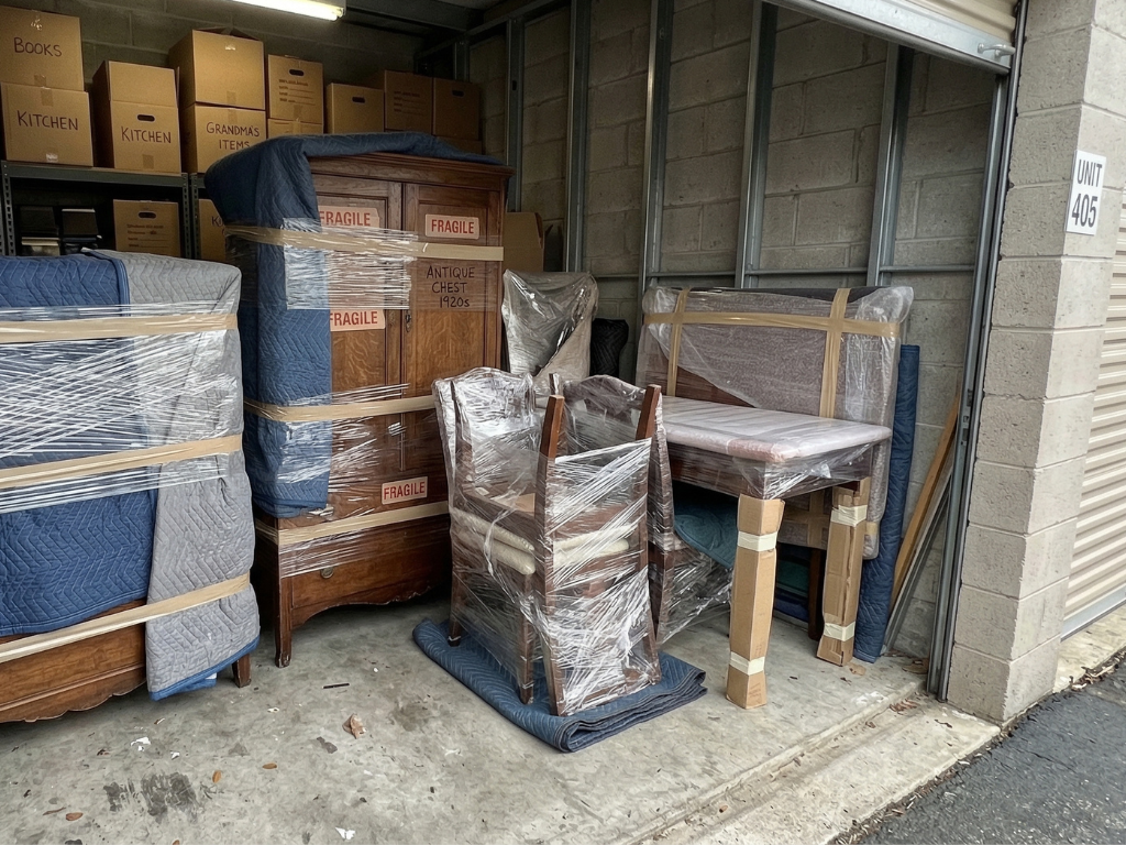 Use storage to phase your move and reduce stress