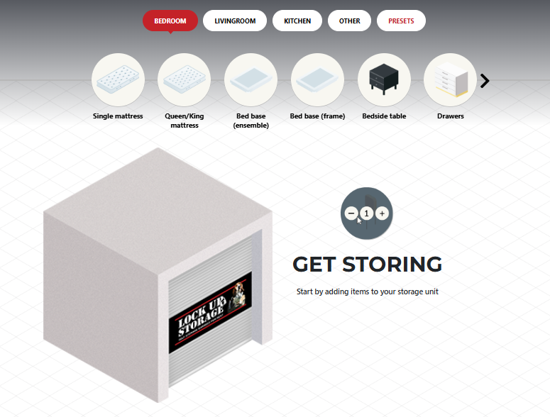 Storage calculator